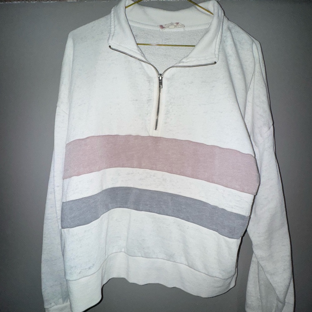 Three-Quarter Zip Sweater
